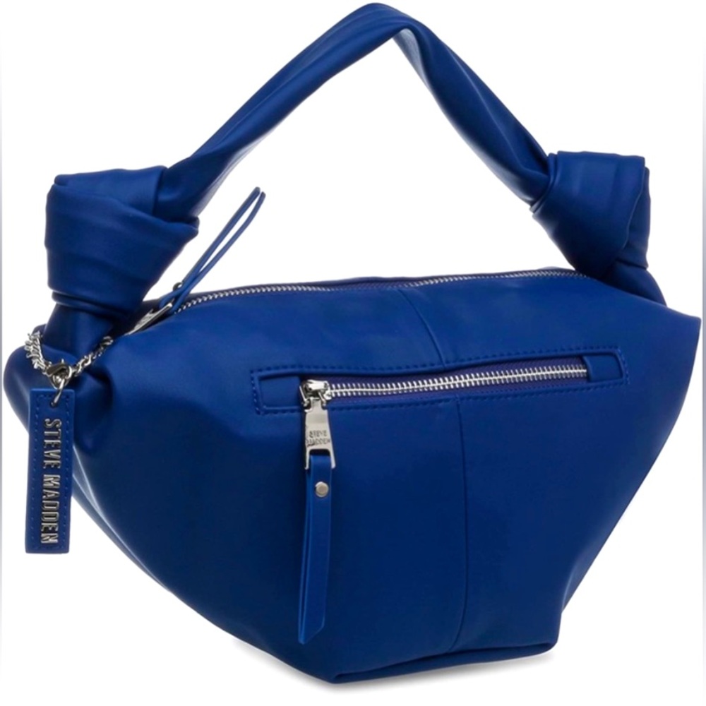 Steve Madden Bivana slouchy sling bag in royal blue